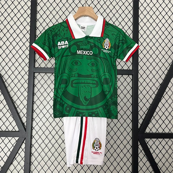 Camiseta México 1st Retro Niño 1998